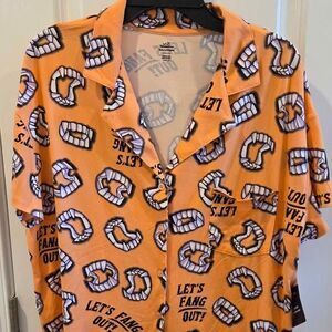 2 piece size medium halloween pajamas